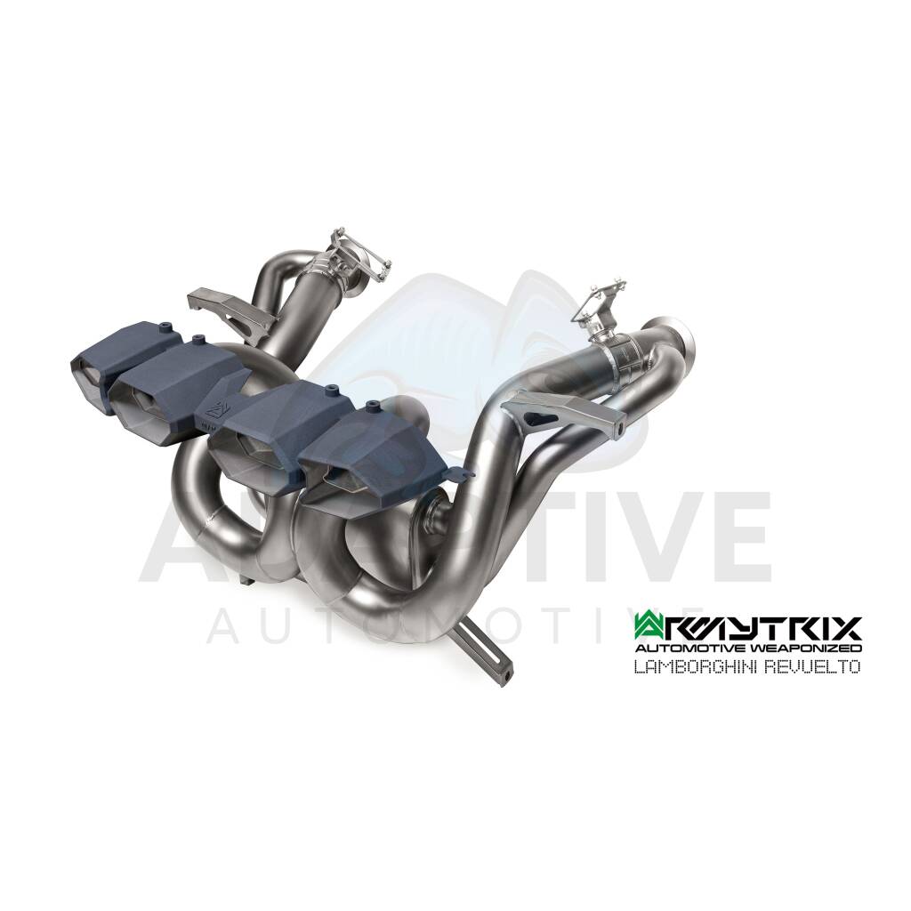 Valvetronic X-Pipe Muffler with 3D Printed Raing Bull Tailpipes (TI)
