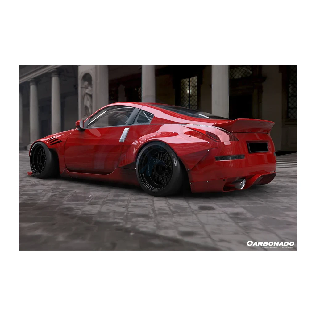 Adaptive Automotive - DarwinPro Nissan 350Z BRY Style Wide Body Kit