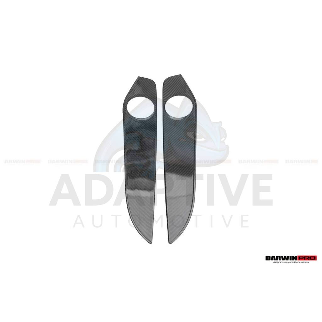 Carbon Fiber Interior Door Panel Trim Cover Strip 2