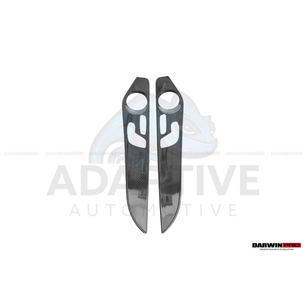 Carbon Fiber Interior Door Panel Trim Cover Strip 1