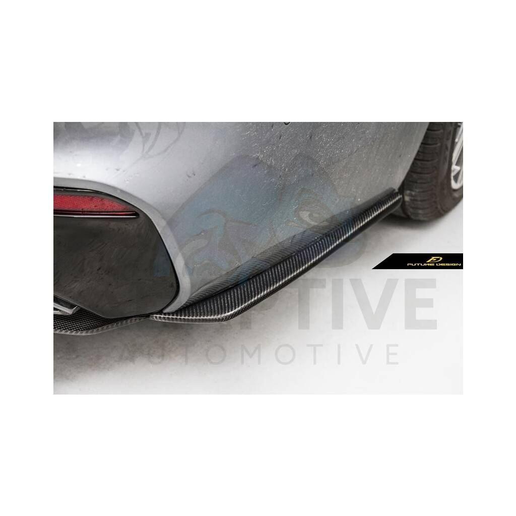 FD style carbon Rear bumper Splitter