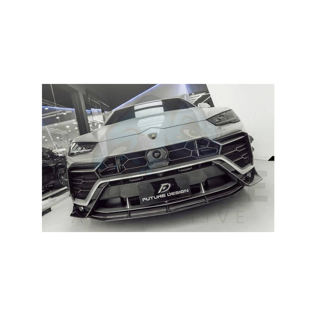 Future Design style carbon Front Lip [ 3 pcs ]