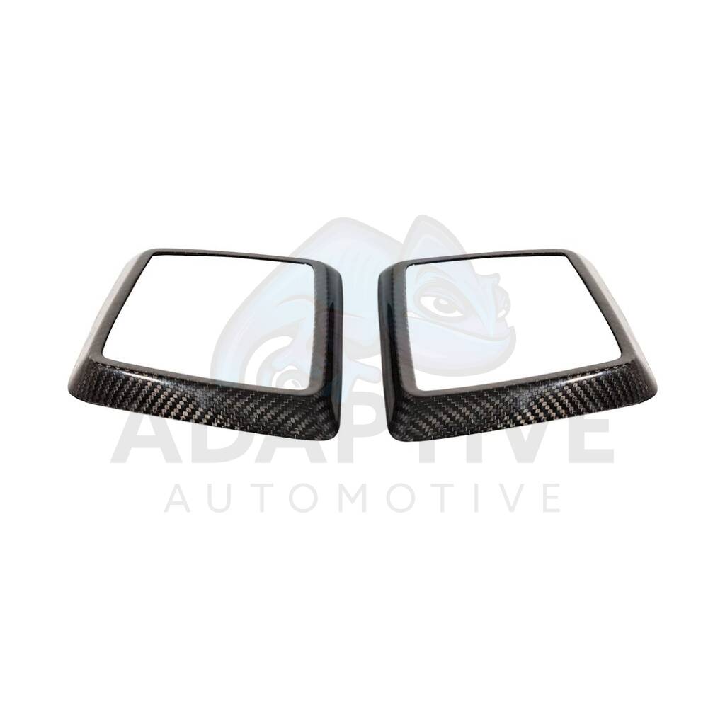 Upper Turning Signal Trim (pair) Visual Carbon Fibre