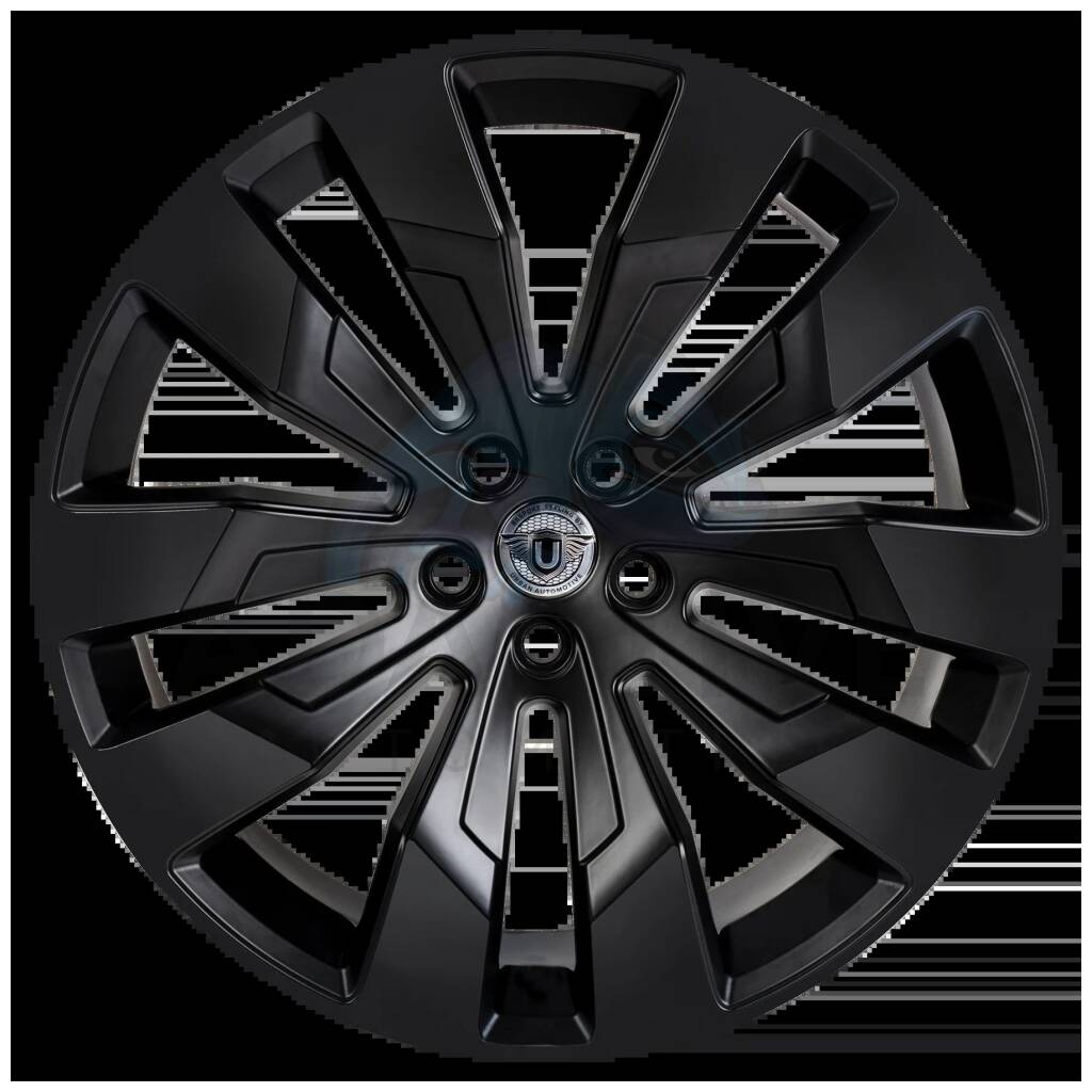 22" WX 1: 5 WHEEL Package (Staggered Setup 2 x Front , 3 x Rear), Satin Black