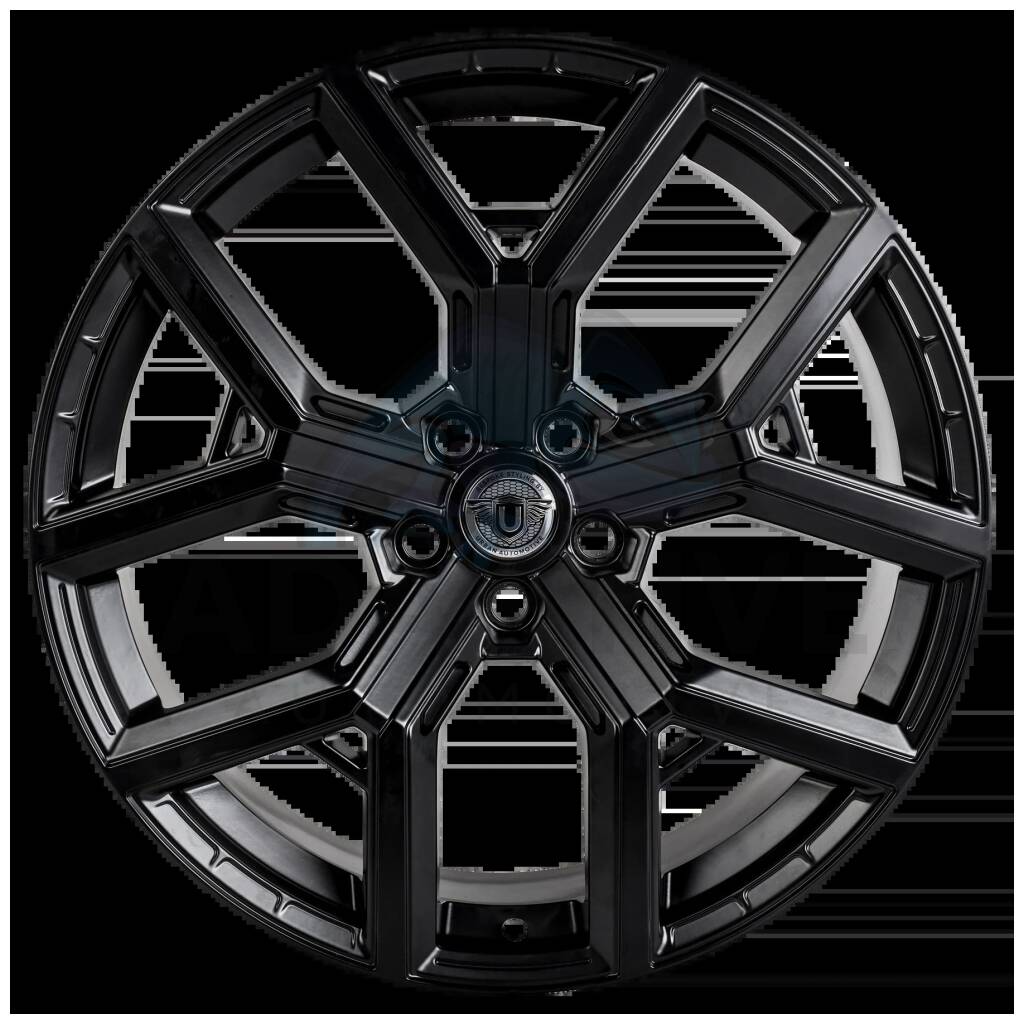 22" WX 2: 4 WHEEL Package (Staggered Setup 2 x Front , 2 x Rear), Satin Black