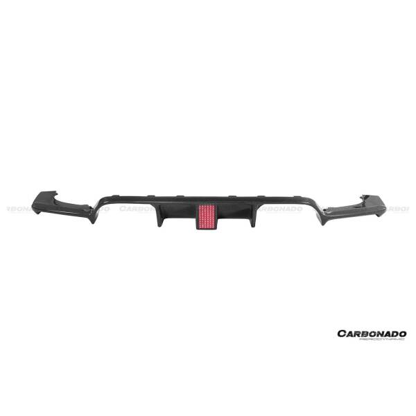 Rear Diffuser w/LED light BMW F80 M3/F82 M4 2014-2020