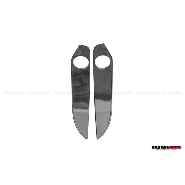 Carbon Fiber Interior Door Panel Trim Cover Strip 2