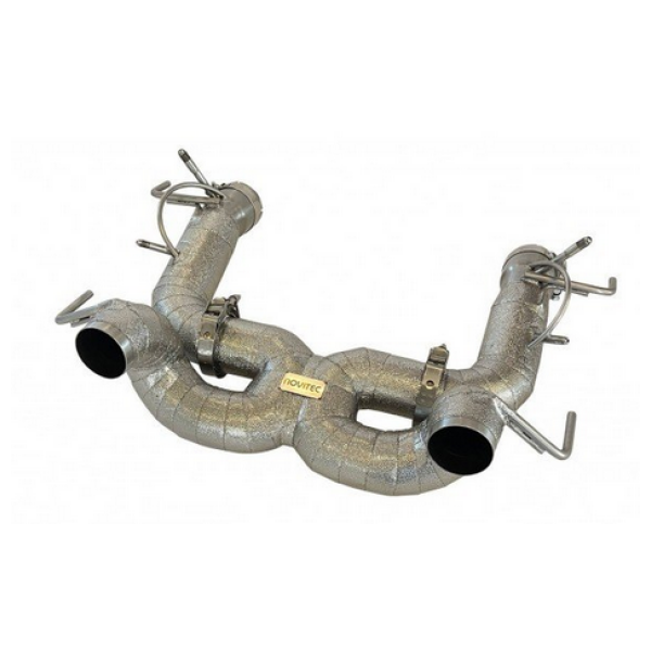 Race Exhaust system without Flap regulation (Gold plated)