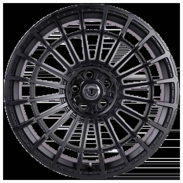 22" WX 3: 5 WHEEL Package (Staggered Setup 2 x Front , 2 x Rear), Satin Black