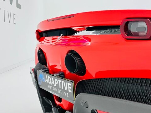 The Novitec exhaust for the Ferrari