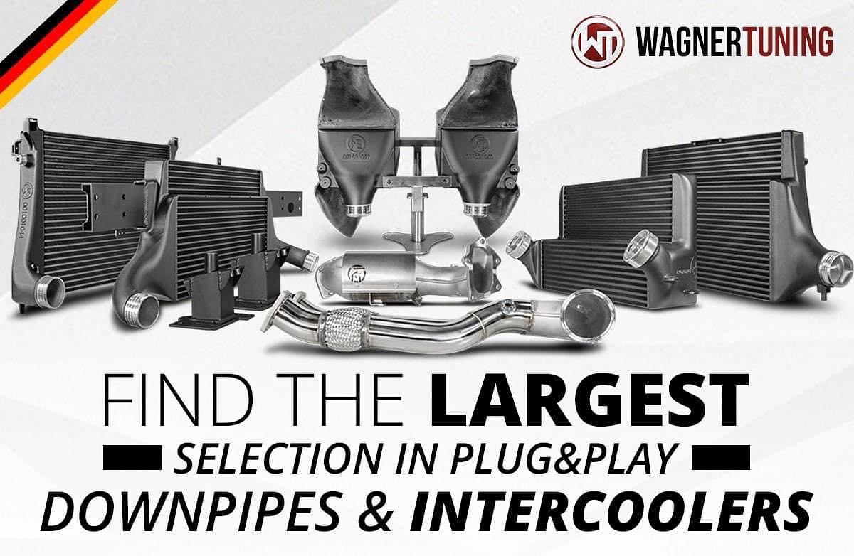Wagner products intercooler, downpipe, oilcooler, heat exchanger